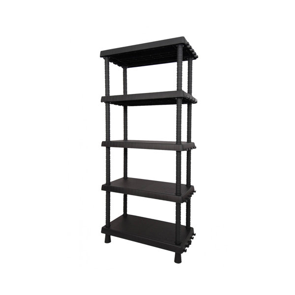 Rebrilliant Scaife 164.5cm W Plastic Shelving Unit Wayfair.co.uk